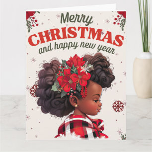 Carte Melanin Noël Black Girl Magic Xmas Magic Fun
