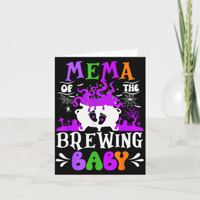 Carte Mema du bébé en préparation Grand-mère à être Hall (Devant)