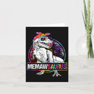 Carte Memawsaurus Dinosaure Memaw Saurus Famille Assorti
