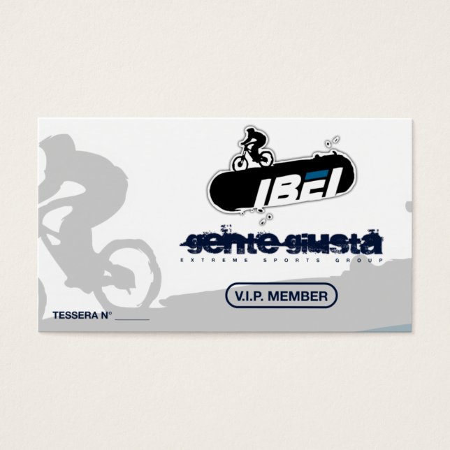 Carte membre IBEI (Devant)
