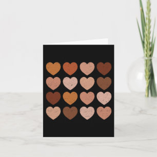 Carte Même coeur à l'intérieur du mois de l'histoire des
