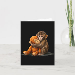 Carte Mème de bébé singe mignon qui frappe