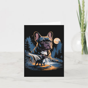 Carte Mème de bouledogue français féminin hurlant à la l