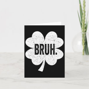 Carte Mème de Bruh Citation Drôle Salutation de Frère Ad