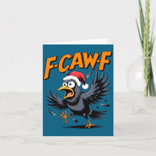 Carte Mème de citation de corbeau F-caw-f - Corbeau de N