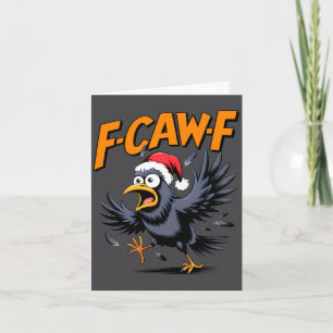 Carte Mème de citation de corbeau F-caw-f - Corbeau de N