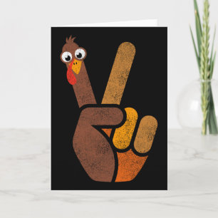 Carte Mème de dinde drôle de Thanksgiving F-caw-f Humour