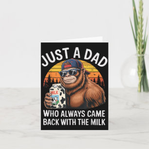 Carte Mème de lait de papa drôle Humour moderne Blague p