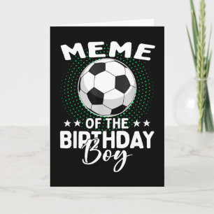 Carte Mème de l'anniversaire du joueur de football d'ann