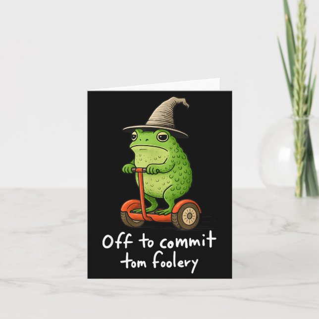 Carte Mème de Magicien de Grenouille Fantaisiste Off (Devant)