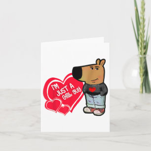 Carte Mème drôle Je suis juste un mec cool Saint-Valenti