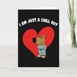 Carte Mème drôle Je suis juste un mec cool Saint-Valenti