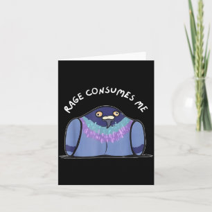 Carte Même Geon drôle de rage me consume Dessin à la mai