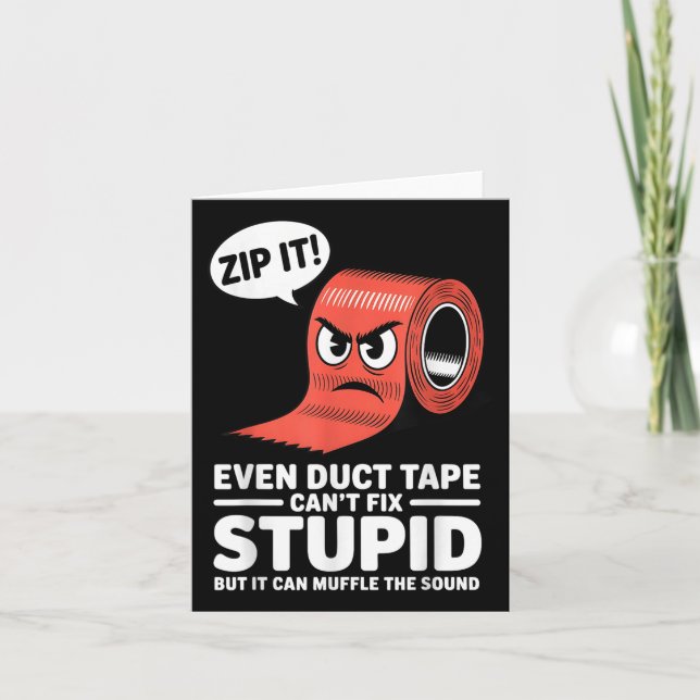 Carte Même Les Bandes De Bande De Duct Peuvent Fixer Stu (Devant)