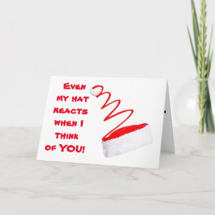 CARTE * MÊME MON CASQUETTE RÉAGIT QUAND JE PENSE À **VOU
