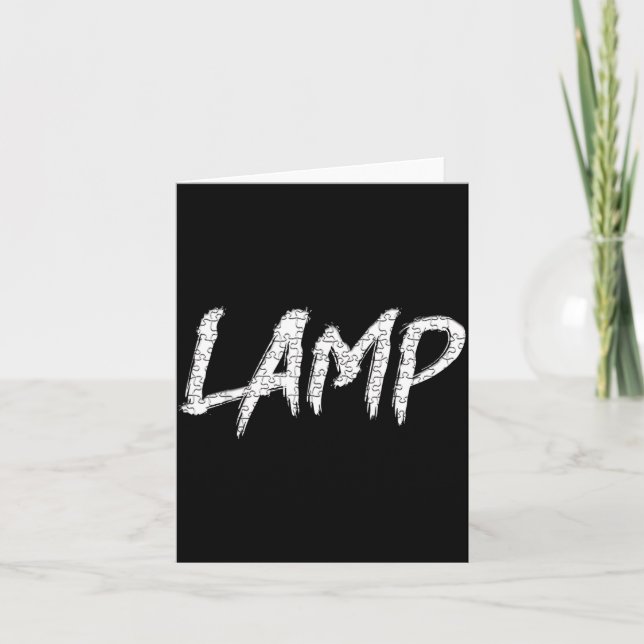 Carte Mème Papillon de Lampe (Devant)