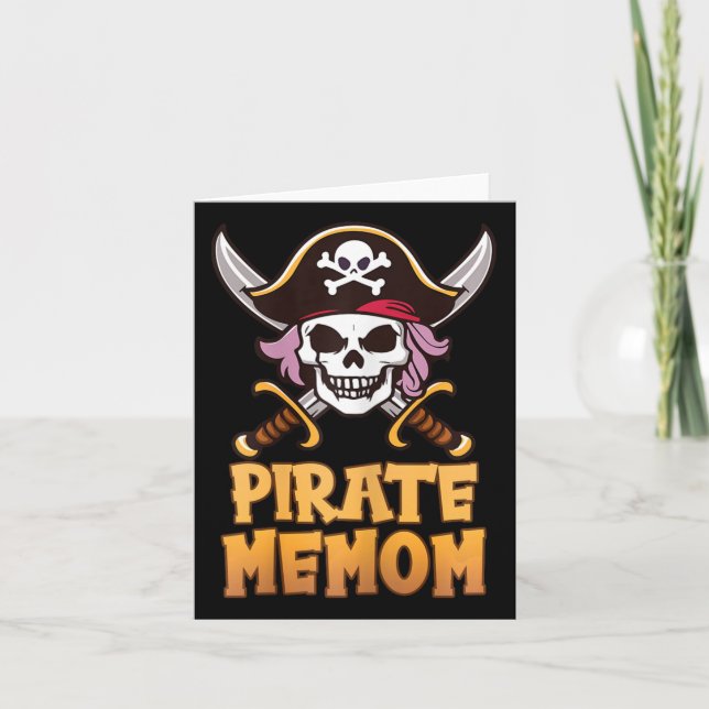 Carte Mème pirate drôle Capitaine correspondant coût d'H (Devant)