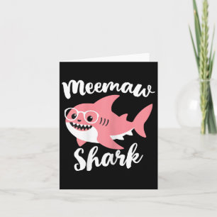 Carte Mémé Requin Fête des Mères Grand-mère Drôle Mémé-m