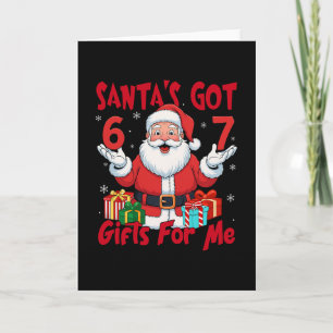 Carte Mème Santa Six Sept Noël Gen Z Meme