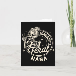 Carte Mémé Sarcasme Mimi Gigi Squelette La Fera de quelq