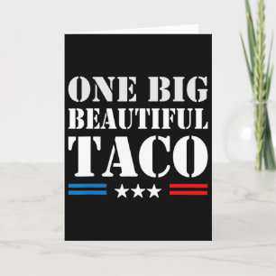 Carte Mème surnom Taco - Une grande et belle facture drô