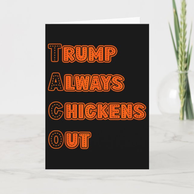Carte Mème Trump abandonne toujours  (Devant)