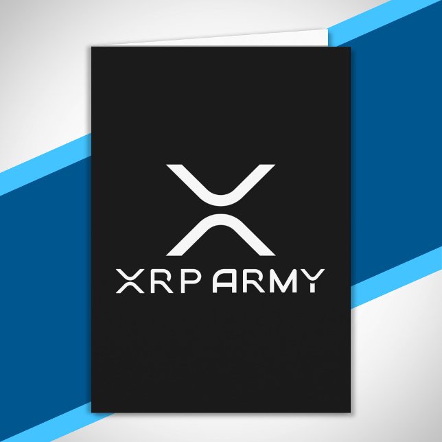 Carte Mème XRP Army Citation Hodl Crypto CryptoCurrency (Créateur téléchargé)