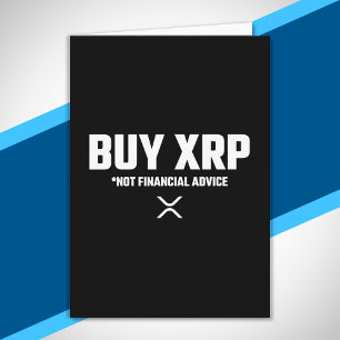 Carte Mème XRP Crypto Pas Conseil Financier Avertissemen
