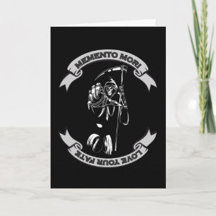 Carte MEMENTO MORI Love Your Fate Grim