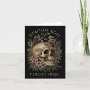 Carte Memento Mori Memento Vivere _ Philosophie &amp; La
