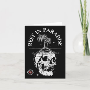 Carte Memento Mori Shirt - Repos Au Paradis - Latin Tatt