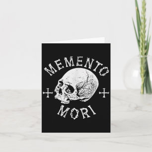 Carte Memento Mori Stoic Se Souvient De La Mort Os Du Cr