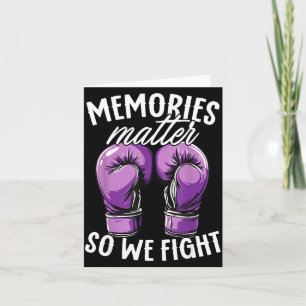 Carte Mémoires de sensibilisation à Alzheimer pour que n
