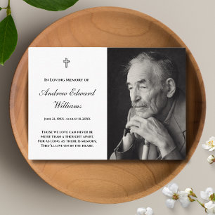 Carte Memorial avec funérailles photo