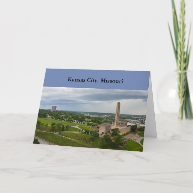 Carte Mémorial de liberté et bâtiment de BMA, Kansas (Devant)