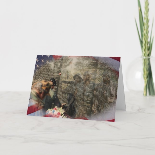 Carte Mémorial des anciens combattants du Vietnam (Devant)