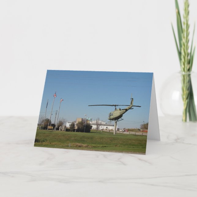 Carte Mémorial des vétérans à Grandview, Iowa (Devant)