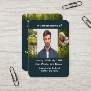 Carte Memorial Pocket Card Oiseaux Observation d'o