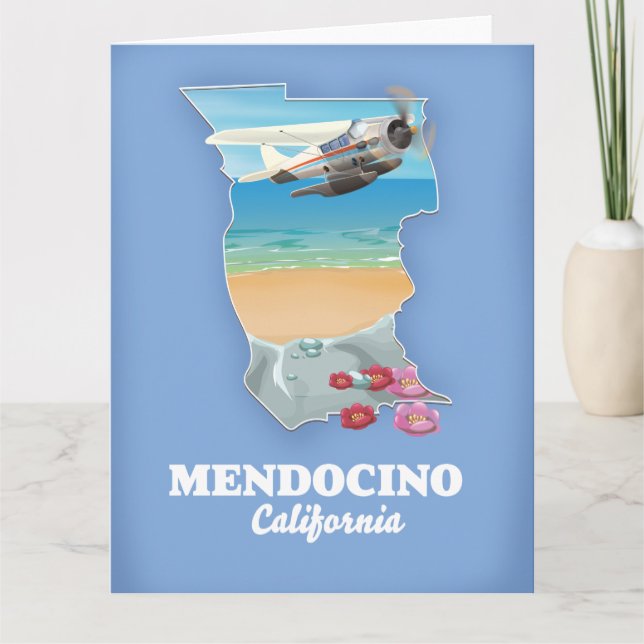 Carte Mendocino California (Devant)