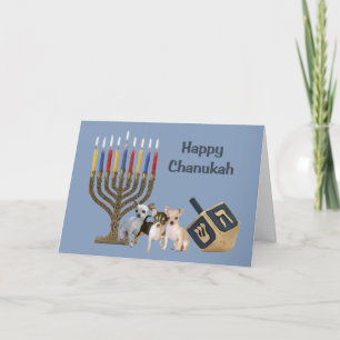 Carte Menorah Dreidel3 de Chanukah de chiwawa