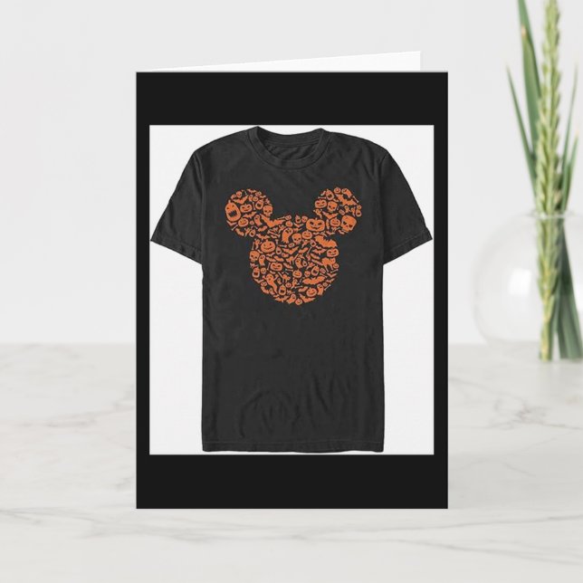 Carte Mens Characters Mouse Ears Halloween Icons  (Devant)