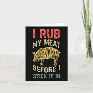 Carte Mens Drôle Papa Aime Barbecue Je Frotte Ma Viande