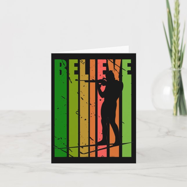 Carte Mens Funky Mens tir tir tir tir tir biathlon cible (Devant)