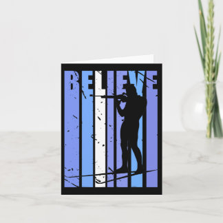 Carte Mens Funky Mens Tirant Un Arme Biathlon Cible Ski 