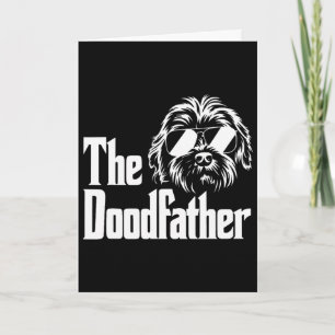 Carte Mens Le Parrain Dood Goldendoodle Chien Doodle Pap