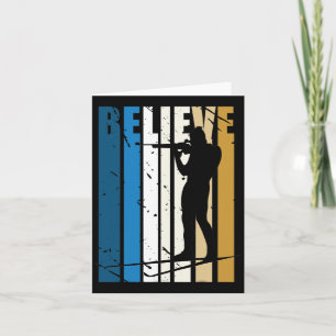 Carte Mens Retro Mens Biathlon Cible Tir Gun Winte