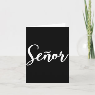 Carte Mens Señor Espagnol Monsieur Mari Husband Femme Ma