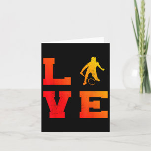 Carte Mens Shutter Squash Joueur Badminton Badminton