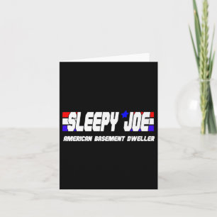Carte Mens Sleepy Joe Basement Dweller Pro Trump Anti Bi