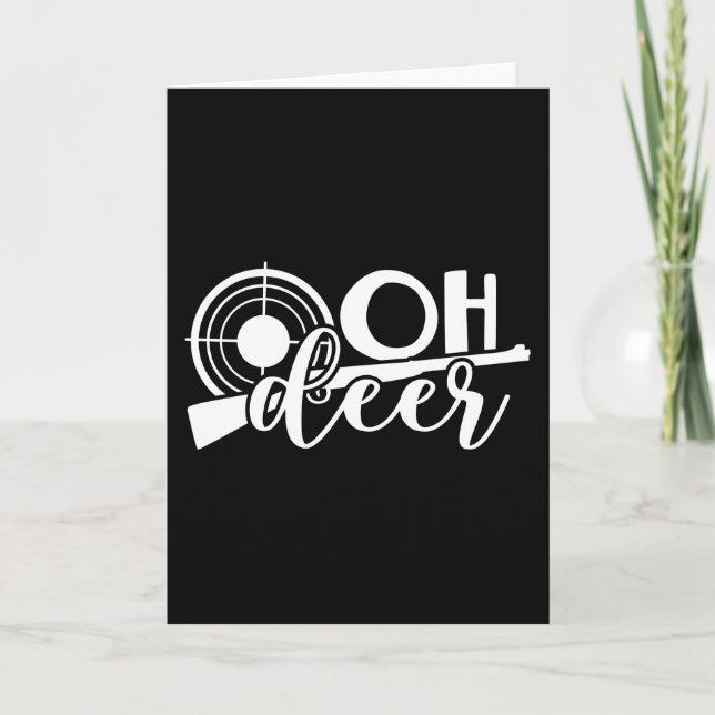 Carte Mens T-Shirt Design Imprimer Oh cerf (Devant)